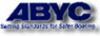 A blue and white logo for the byers company.